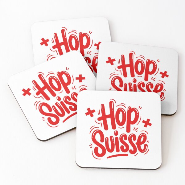 Item preview, Hop Suisse Switzerland Patriot Fan Cheer designed and sold by AntiqueImages.