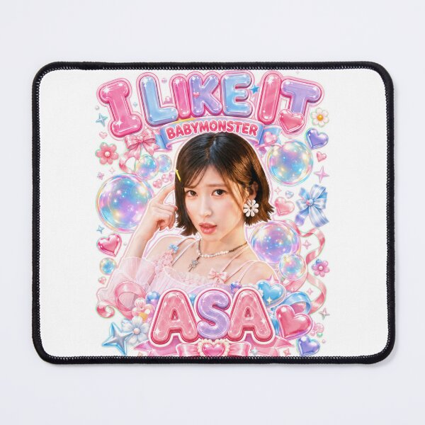 Item preview, Asa BABYMONSTER Cyber Pop Bubblegum Kpop Fan Art designed and sold by Valereekmerch.