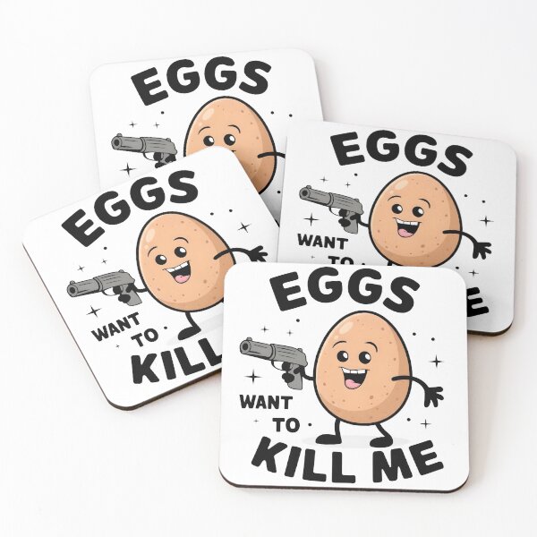 Item preview, Eggs want to kill me - Egg allergy awareness designed and sold by BobaTeeStore.
