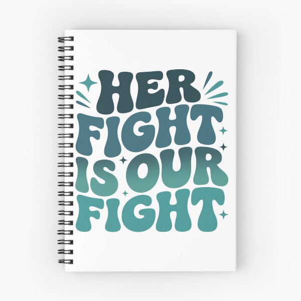 Item preview, Her Fight Is Our Fight Ovarian Cancer Awareness designed and sold by SapfireStuArt.