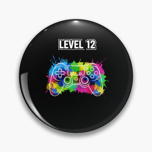 Item preview, Level 12 Gamer Birthday Video Game Player Controller designed and sold by PopStars1993.