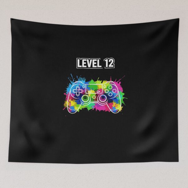 Item preview, Level 12 Gamer Birthday Video Game Player Controller designed and sold by PopStars1993.