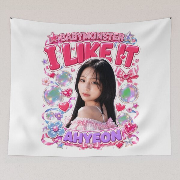 Item preview, Ahyeon BABYMONSTER I Like It High Teen Center Kpop Fan Art designed and sold by Valereekmerch.