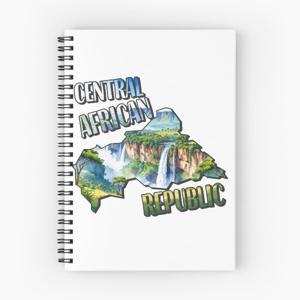 Item preview, Central Africa Watercolor Map designed and sold by Motivburg.