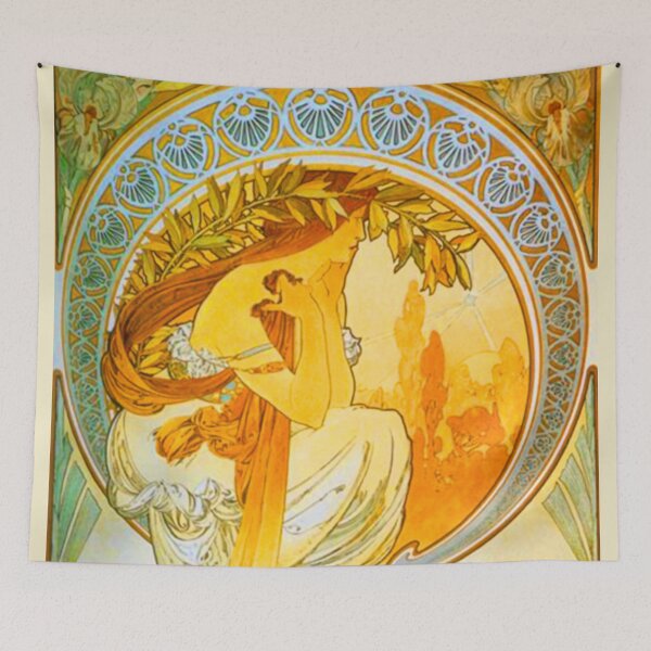 Item preview, Quiet Poetry – Poetry by Alphonse Mucha (1899) designed and sold by The Quiet  Form.