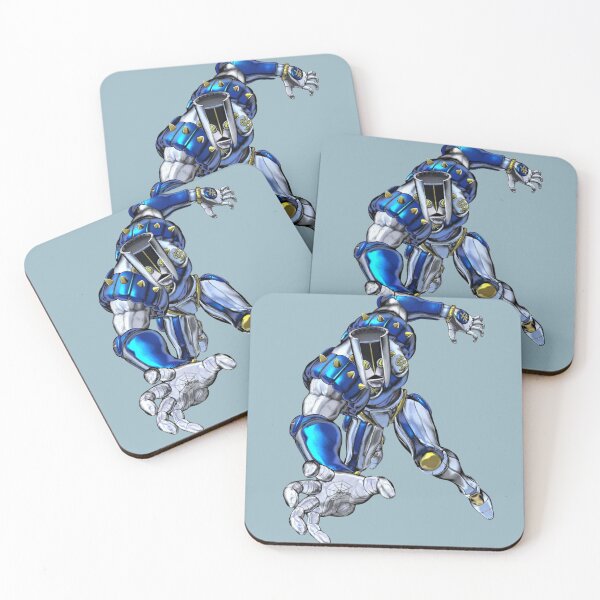 Item preview, Blue Armored Stand Fighter Vintage Anime Design designed and sold by rythnazorsylli.