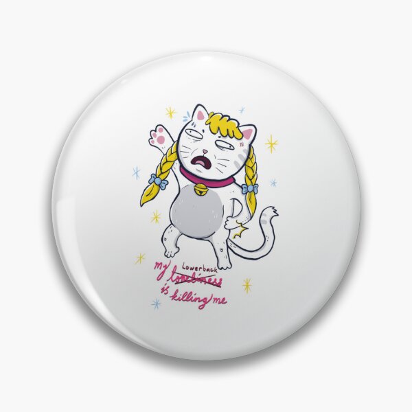 Item preview, My Lowerback Is Killing Me Funny Stressed Cat Meme designed and sold by VelourEmber.