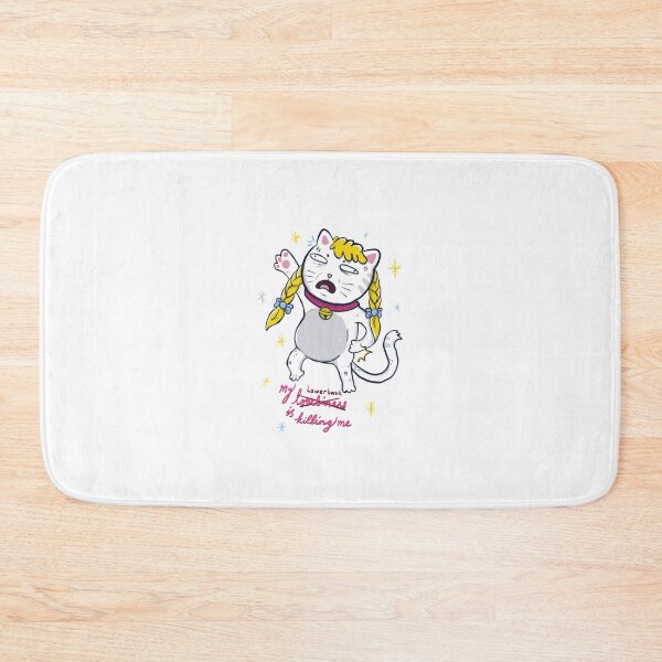 Item preview, My Lowerback Is Killing Me Funny Stressed Cat Meme designed and sold by VelourEmber.