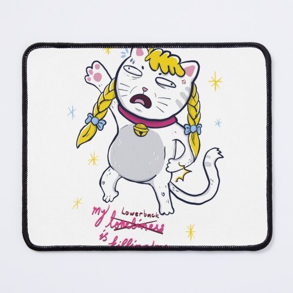 Item preview, My Lowerback Is Killing Me Funny Stressed Cat Meme designed and sold by VelourEmber.