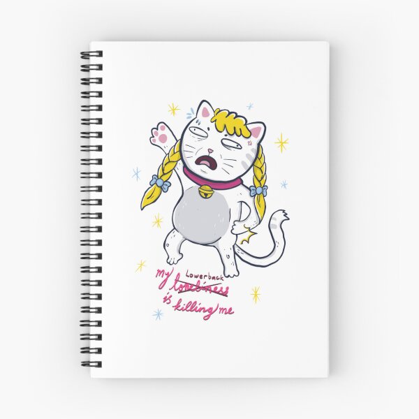 Item preview, My Lowerback Is Killing Me Funny Stressed Cat Meme designed and sold by VelourEmber.