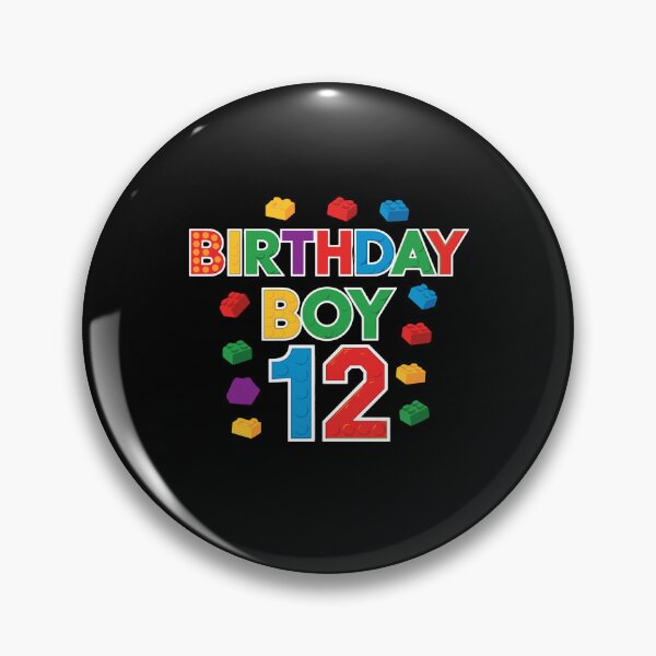 Item preview, Birthday Boy 12 Twelve Year Old Building Blocks Party Celebration designed and sold by PopStars1993.
