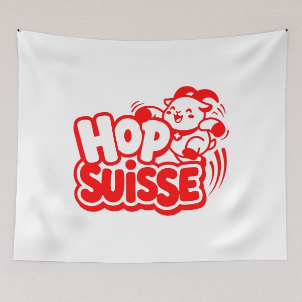 Item preview, Hop Suisse Swiss National Day or Sports Fan designed and sold by AntiqueImages.
