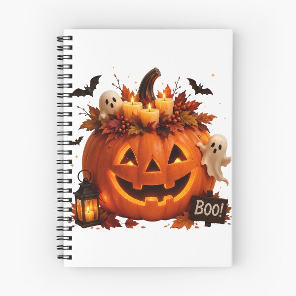 Item preview, Cute Halloween Pumpkin with Ghosts designed and sold by TTStudio.