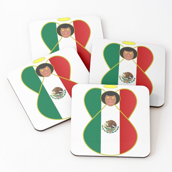 Item preview, Mexican Flag Angel designed and sold by AuntieShoe.