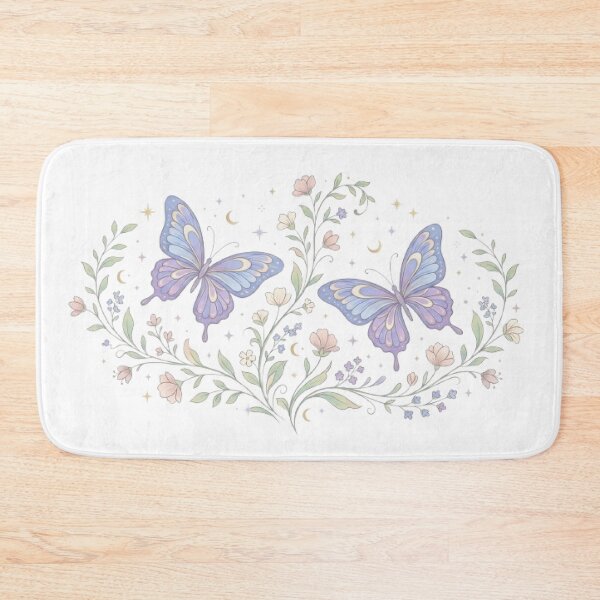 Item preview, Blue Butterfly Aesthetic T-Shirt | Floral Butterfly Art | Pastel Nature Graphic designed and sold by Faisal  Shah.