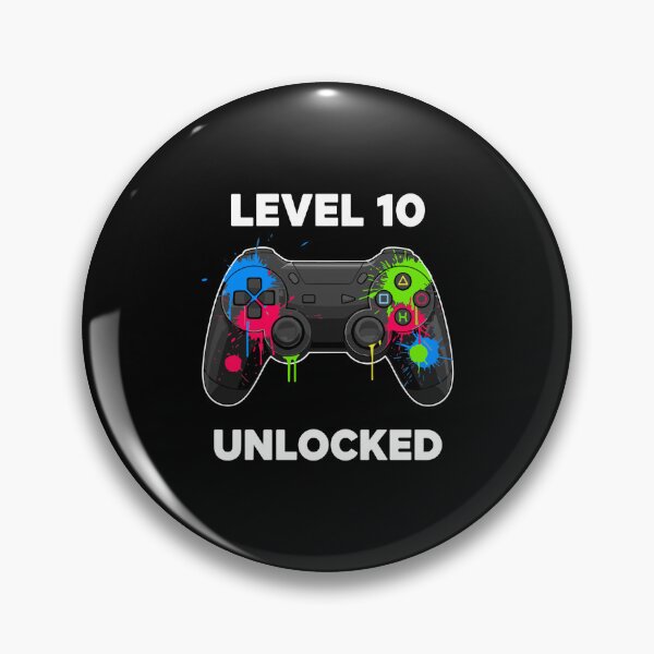 Item preview, Level 10 Unlocked Gaming Birthday Gamer designed and sold by PopStars1993.