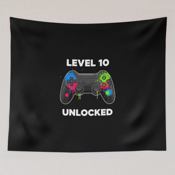 Item preview, Level 10 Unlocked Gaming Birthday Gamer designed and sold by PopStars1993.