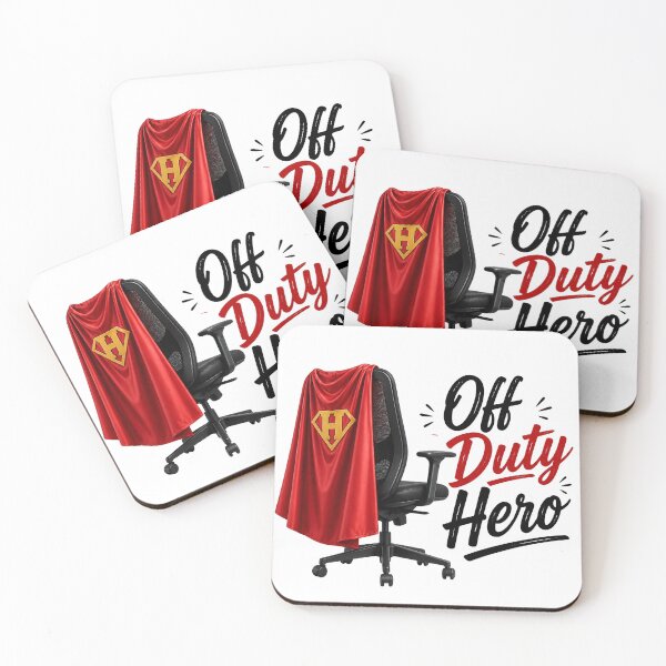 Item preview, Off Duty Hero – Funny Superhero Office Chair Design | Work From Home Humor designed and sold by KAM-KAM-STORE.