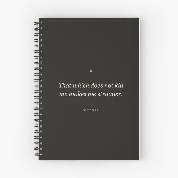 Aperçu de l'œuvre Ce qui ne me tue pas me rend plus fort - Nietzsche créée et vendue par ochreink.