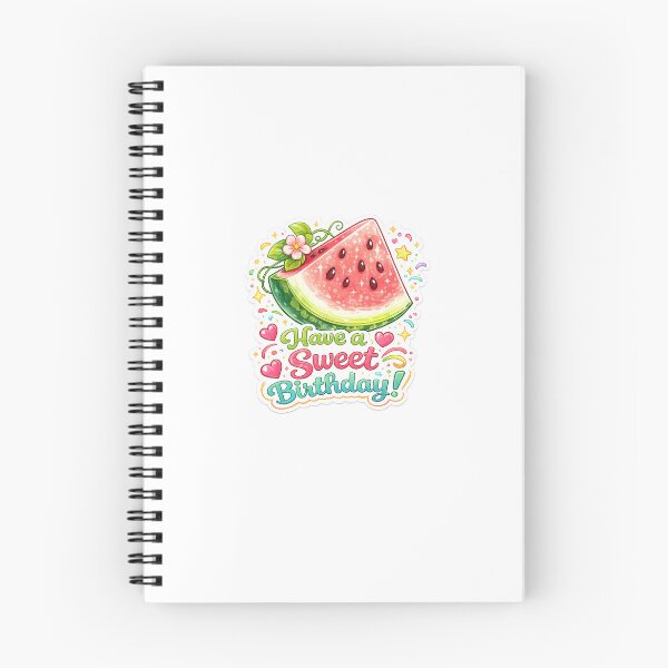 Item preview, Watermelon Birthday Sticker designed and sold by Raj Studio.