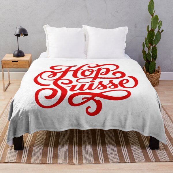 Item preview, Hop Suisse Swiss National Day Go Switzerland designed and sold by AntiqueImages.