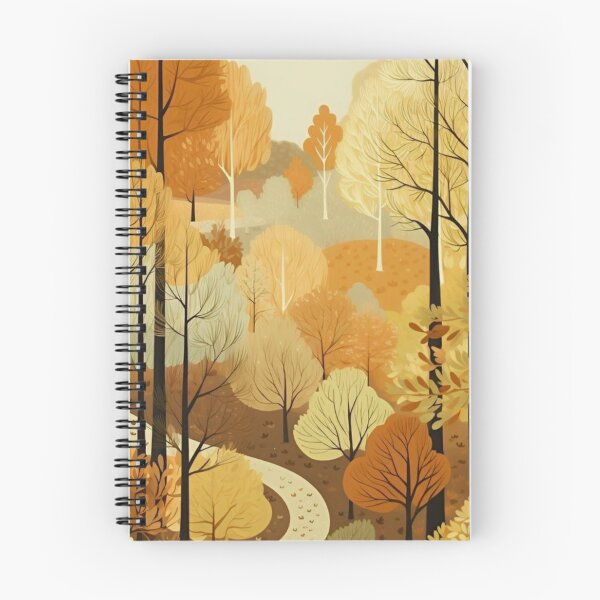 Item preview, Autumn Forest Path Cozy Amber Woods Landscape designed and sold by LYAN-STORE.
