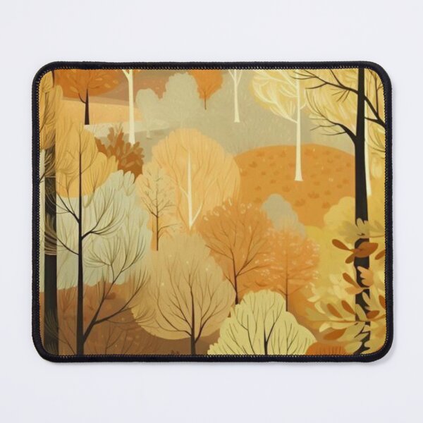 Item preview, Autumn Forest Path Cozy Amber Woods Landscape designed and sold by LYAN-STORE.