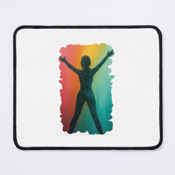 Item preview, Dancing in the Rain | Vibrant Silhouette Art designed and sold by halibutgoatramb.