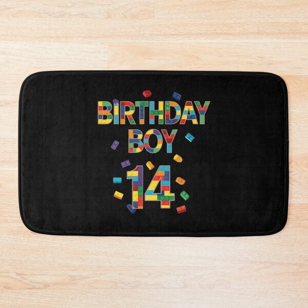 Item preview, Birthday Boy 14 Building Blocks Fourteenth Birthday Teen  designed and sold by PopStars1993.