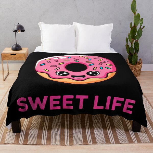 Item preview, Sweet Life Cute Kawaii Donut Sprinkle Graphic designed and sold by DigitalArtx-com.