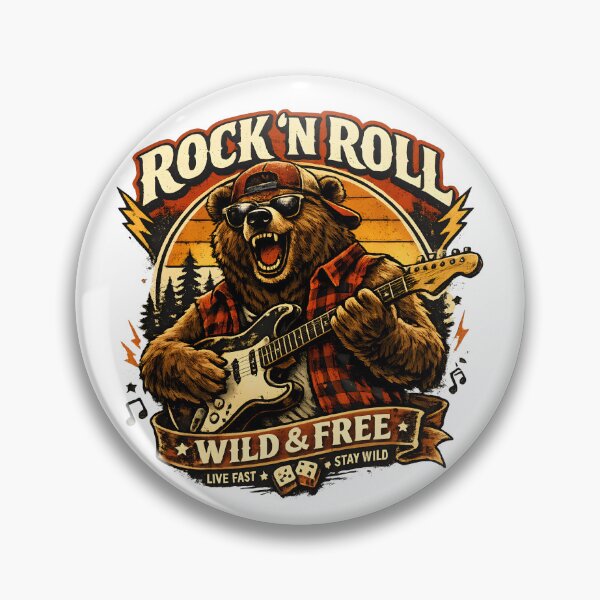 Item preview, Vintage Bear Playing Guitar designed and sold by Aekalak17.