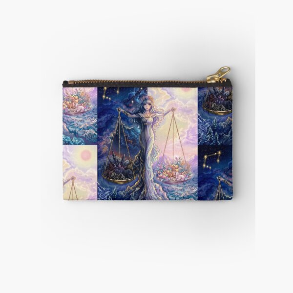 Item preview, Libra Energy Anime Angel Art | Libra Zodiac Sign Celestial Astrology Illustration | Cute Horoscope Goddess | Kawaii Angel Aesthetic | Libra Birthday Gift | Zodiac Wall Art designed and sold by RSDigitalPrintDesign.