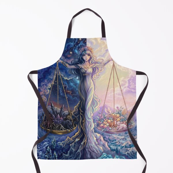 Item preview, Libra Energy Anime Angel Art | Libra Zodiac Sign Celestial Astrology Illustration | Cute Horoscope Goddess | Kawaii Angel Aesthetic | Libra Birthday Gift | Zodiac Wall Art designed and sold by RSDigitalPrintDesign.