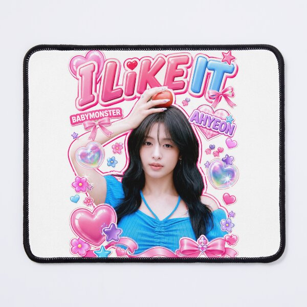 Item preview, Ahyeon BABYMONSTER I Like It Cotton Candy Kpop Fan Art designed and sold by Valereekmerch.