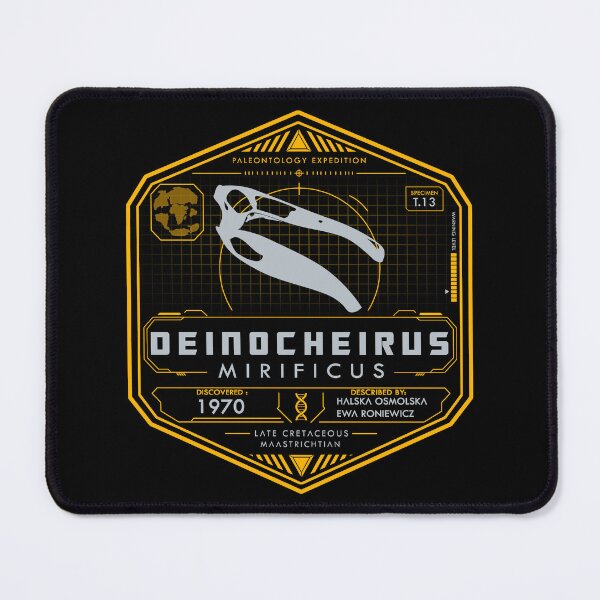 Item preview, Deinocheirus Expedition Badge | Industrial Paleontology Design designed and sold by Grimtech Workshop.