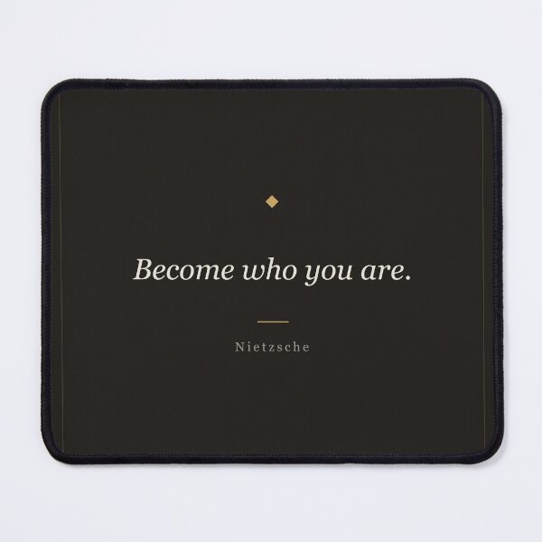 Item preview, Become Who You Are - Nietzsche Philosophy Quote Print designed and sold by ochreink.