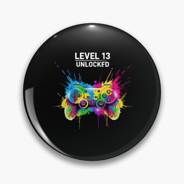 Item preview, Level 13 Unlocked Thirteenth Birthday Gamer designed and sold by PopStars1993.