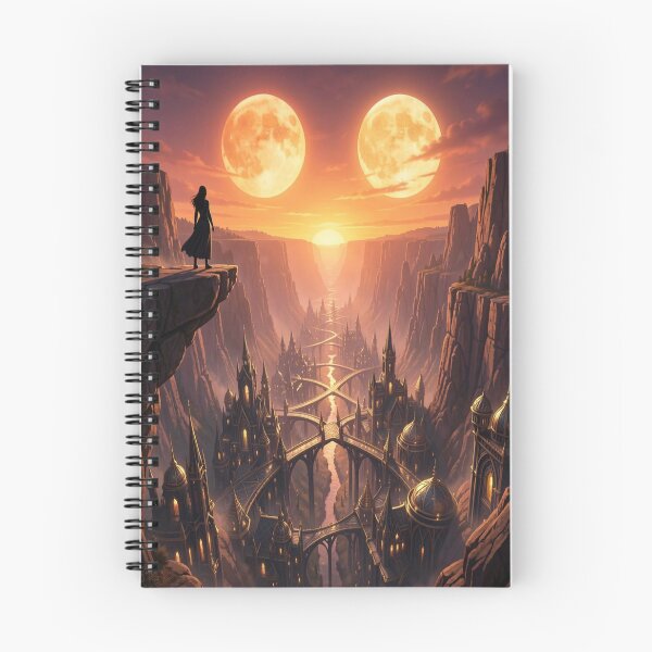 Item preview, Fantasy Canyon City – Golden Light & Mystic View designed and sold by FotoworldEdel.