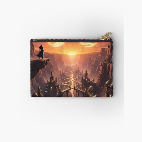 Item preview, Fantasy Canyon City – Golden Light & Mystic View designed and sold by FotoworldEdel.