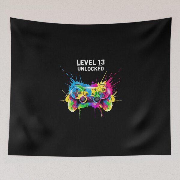 Item preview, Level 13 Unlocked Thirteenth Birthday Gamer designed and sold by PopStars1993.