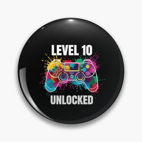 Item preview, Level 10 Unlocked Gamer Birthday Video Game Enthusiast Ten Year Old designed and sold by PopStars1993.