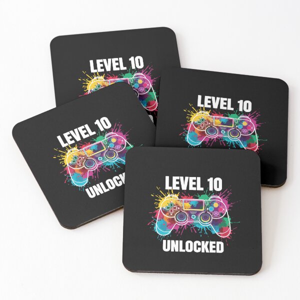Item preview, Level 10 Unlocked Gamer Birthday Video Game Enthusiast Ten Year Old designed and sold by PopStars1993.
