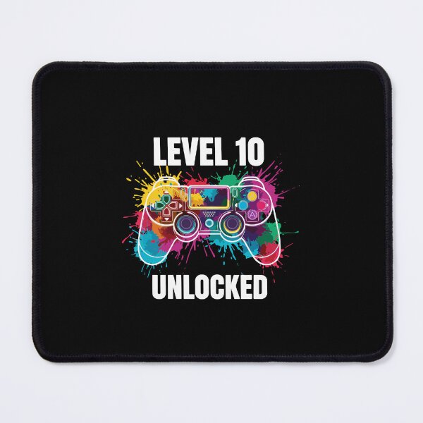 Item preview, Level 10 Unlocked Gamer Birthday Video Game Enthusiast Ten Year Old designed and sold by PopStars1993.