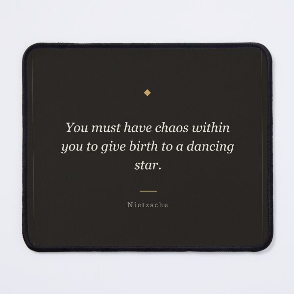 Item preview, You Must Have Chaos Within You - Nietzsche Quote Print designed and sold by ochreink.