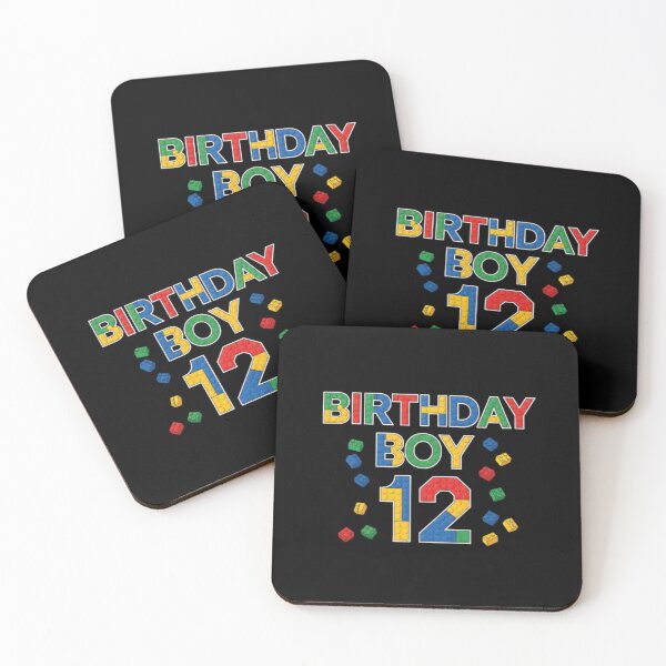 Item preview, Birthday Boy 12 Building Blocks Twelve Year Old Celebration designed and sold by PopStars1993.