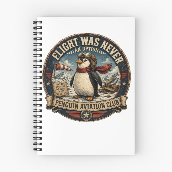 Item preview, Flight Was Never An Option Penguin Aviation Club Vintage Shirt designed and sold by Masloshop.