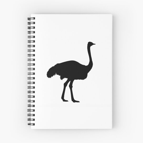 Item preview, Ostrich Silhouette | Minimalist Bird Design designed and sold by SmikiM.