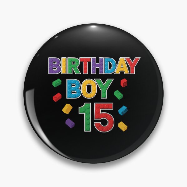 Item preview, Birthday Boy 15 Fifteenth Building Blocks Celebration Teen designed and sold by PopStars1993.