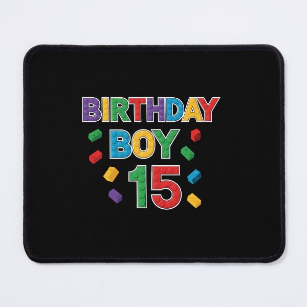 Item preview, Birthday Boy 15 Fifteenth Building Blocks Celebration Teen designed and sold by PopStars1993.