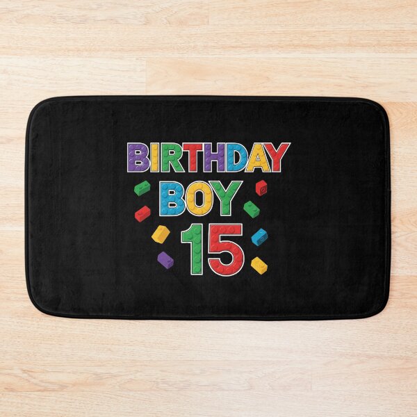 Item preview, Birthday Boy 15 Fifteenth Building Blocks Celebration Teen designed and sold by PopStars1993.